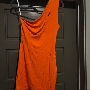 SHEIN Bright Orange Top